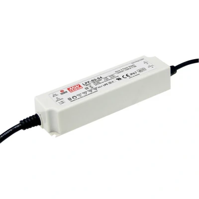 Afbeelding van Mean Well LPF 60 20 LED driver, transformator Constante spanning, stroomsterkte W 3 A 12 V/DC Niet dimbaar, PFC schakeling,