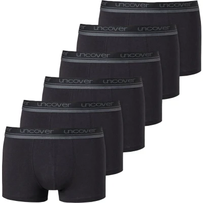 Afbeelding van uncover by SCHIESSER Boxershorts grijs / zwart
