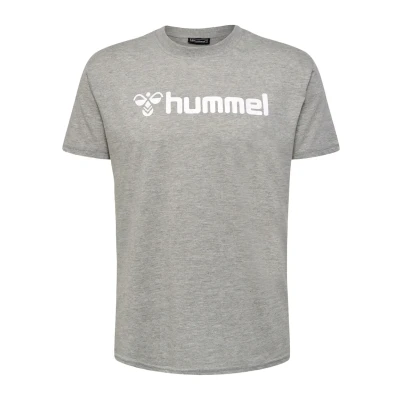 Afbeelding van Hummel Mover Tshirt print, Heren, Maat: Large, Grey melange