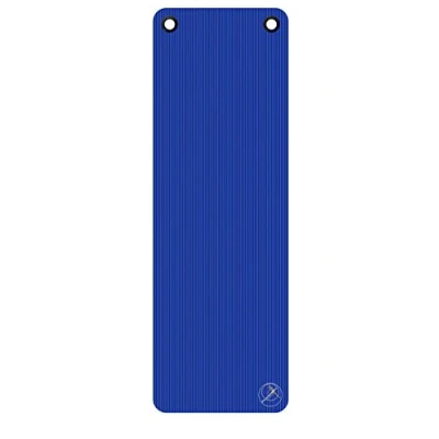 Afbeelding van Trendy Sport Trainingsmat ProfiGymMat therapiemat met oogjes 180 x 60 1,5 cm, blauw