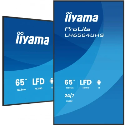 Afbeelding van iiyama Iiya 65 L LH6564UHS B1AG 60Hz 4K VA