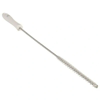 Afbeelding van Vikan Pijpborstel Ø 10mm Hard met Handvat Wit