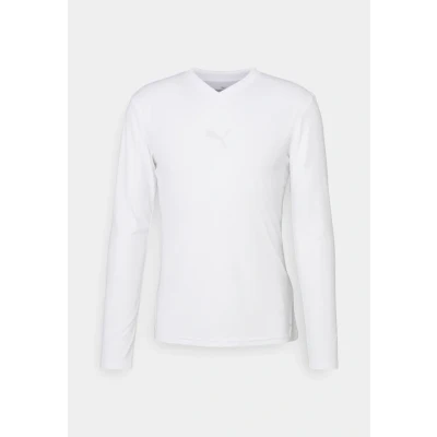 Afbeelding van Puma Teamgoal Baselayer TEE Hemd, Heren, Maat: Large, White/feather gray