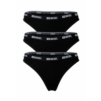 Afbeelding van Diesel 3ER PACK Logobund String, Dames, Maat: 40, Schwarz