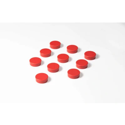 Afbeelding van Magnummagneten, 10 stuks, rood