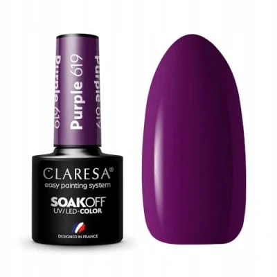 Afbeelding van CLARESA gellak PAARS 619 5g