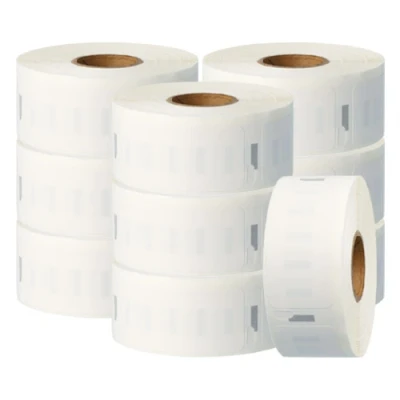 Afbeelding van Geschikt 10x Dymo 11352 / S0722520 compatible labels verwijderbaar, 25 mm x 54 Alleeninkt