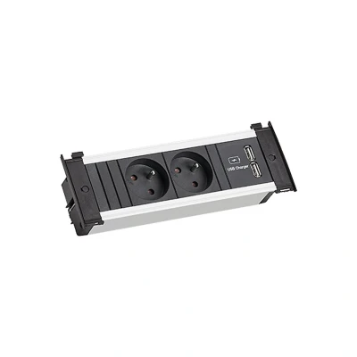 Afbeelding van BACHMANN Stopcontact KAPSA S, 2 stopcontacten, UTE, x USB