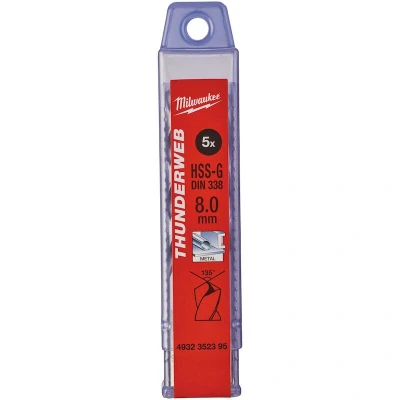 Afbeelding van Metaalboor Hss G Thunderweb 8 X 117 Mm (5 Stuks)