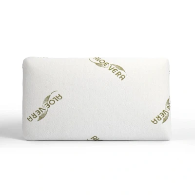 Afbeelding van Orthopedisch Aloe Vera Viscogel Kussen 70x42x15cm Wit Geschikt voor elke kussensloop