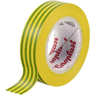 Afbeelding van Coroplast 302 25 19GN/YE Isolatietape Groen, Geel (l x b) m 19 mm 1 stuk(s)