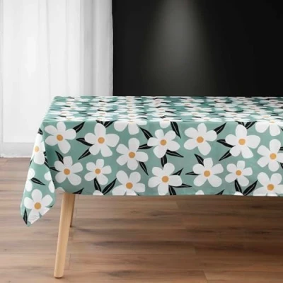 Afbeelding van Tafelkleed van polyester met print DARCY, 140 x 240 cm