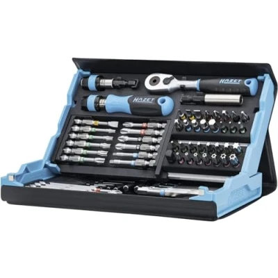 Afbeelding van Hazet 2200SC 31 Bitset 73 delig Plat, Kruiskop Phillips, Pozidriv, Inbus, Binnen Torx, Tamper Resistant Torx