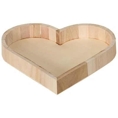 Afbeelding van Artemio Dienblad Hart, Hout, Beige, 21 x 3,5 22 cm VIPPC