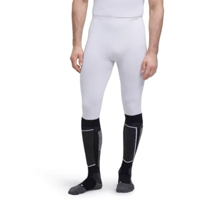 Afbeelding van FALKE Heren baselayer broek Warm 3/4 M TI Functioneel materiaal Sneldrogend 1 stuk, Wit (White 2860) nieuw milieuvriendelijk,