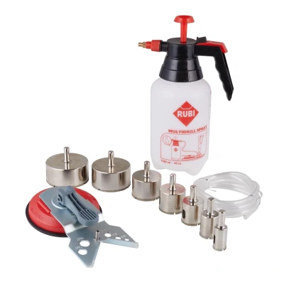 Afbeelding van Rubi Easy Gres tegelboren set PLUS
