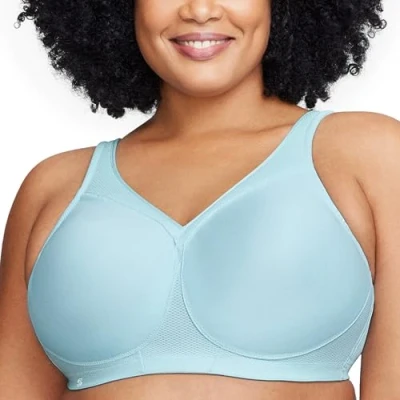 Afbeelding van Glamorise 1006 MagicLift Sportbeha voor dames, grote maten, betere houding, zonder beugel, naadloos, 95C