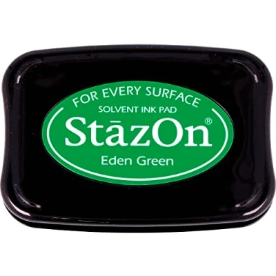 Afbeelding van Tsukineko StazOn Eden Green Solvent Ink Pad (SZ 53)
