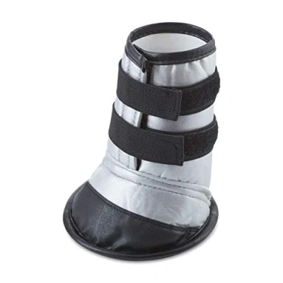 Afbeelding van Mikki Dog Boot Hondenschoen Beschermschoen Kleur: zwart/grijs Maat: 00. voor Chihuahua, Maltese, Pomeranian enz.