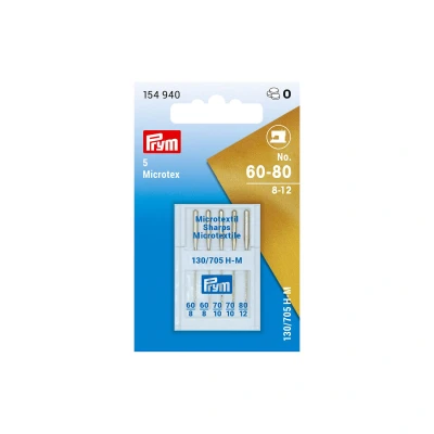 Afbeelding van Prym Naalden voor naaimachine Microtex microvezel polyester neopreen 130/705 H M staal, zilver, 130/70, nr. 60 80 154940