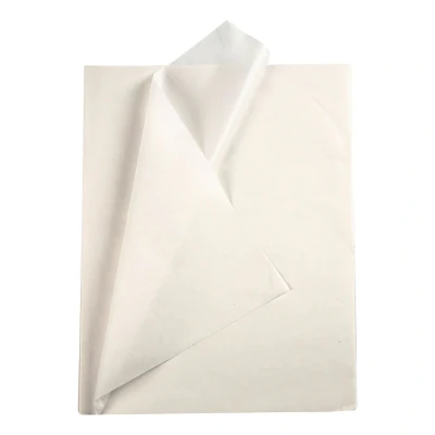 Afbeelding van Tissuepapier Zijdepapier Crepepapier Vloeipapier Wit Verpakken Decoreren Knutselen 50x70 cm 14 gram 10 vellen