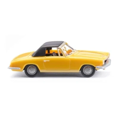 Afbeelding van Wiking 018748 H0 Auto BMW 1600 GT Cabrio, geel