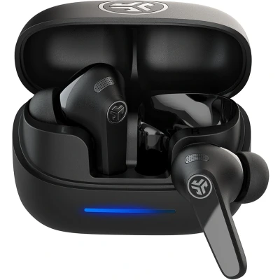 Afbeelding van JLAB Jbuds Pods ANC Oortjes Draadloos 56 Uur Speeltijd Draadloze Oordopjes Bluetooth Multipoint Hybrid Active Noise Cancelling Aanpasbare Equalizer Instellingen EQ4 Fast Charging Case Met Ingebouwde Oplaadkabel Zwart