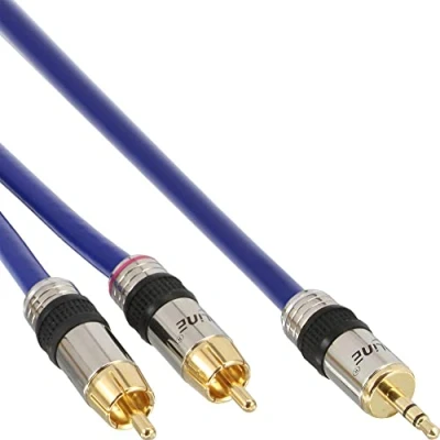 Afbeelding van Premium 3,5mm Jack Tulp stereo audio kabel / blauw 7 meter