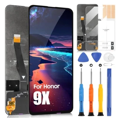 Afbeelding van LCD Display voor Huawei Honor 9X/Honor 9X Pro/Y9s Touch Digitizer Vervanging Schermmontage met Reparatiekit (zwart)