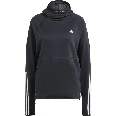 Afbeelding van adidas Performance OWN THE RUN 3STRIPES Hoodie, Dames, Maat: Small, Black