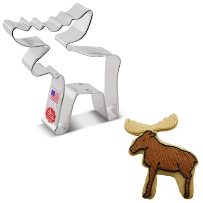 Afbeelding van Ann Clark Cookie Cutters Moose Cutter, 8,3 cm