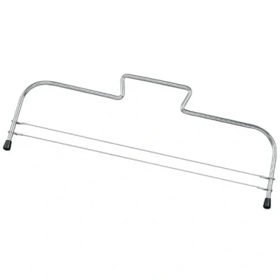 Afbeelding van Westmark Taartbodemverdeler/taartsnijder met 2 gekartelde snijdraden, roestvrij staal, lengte 32 cm, simplex duo, zilver, 71602270, 67 g