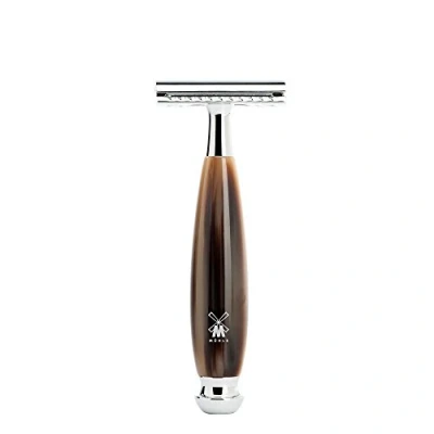Afbeelding van Muhle double edge safety razor VIVO Hoornbruin R332SR
