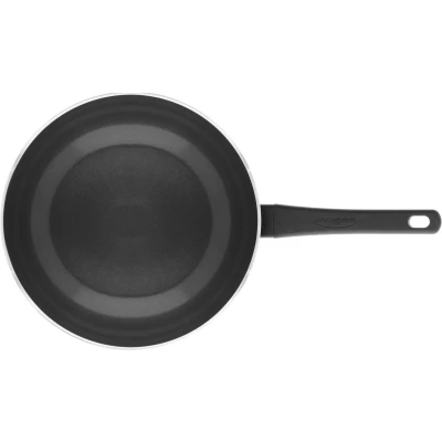 Afbeelding van Demeyere Alu Classico 3 wokpan Inductie Ceraforce keramische antikleeflaag 28 cm PTFE en PFAS vrij