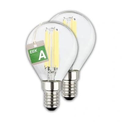 Afbeelding van Briloner Leuchten Led verlichting Ultra efficiënte lichtbron EEK A, E14 Druppel, 2 pack