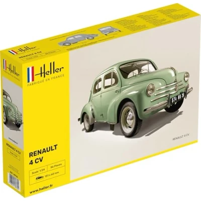Afbeelding van 1:24 Heller 80762 Renault 4 CV Car Plastic Modelbouwpakket