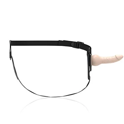 Afbeelding van Fetish Submissive HARNESS Silicone Strap on Flesh 16cm Realistic