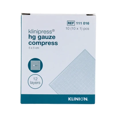 Afbeelding van Klinion HG Gaaskompressen 5x5cm