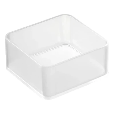 Afbeelding van Yamazaki 3640 TOWER stapelbare organizer S, wit, PS hars, minimalistisch design, 8 x 3,7 cm (l b h)