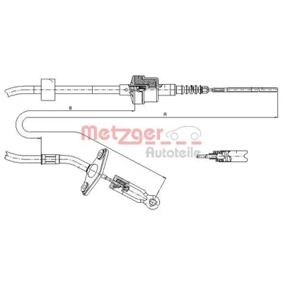 Afbeelding van METZGER 12.7200 Koppelingskabel COFLE