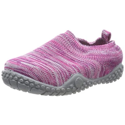 Afbeelding van Playshoes Uniseks kinderpantoffels met stick, Roze Laag, 28/29 EU