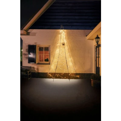Afbeelding van Fairybell Muurkerstboom 4 meter 240 LED lampjes Warm wit