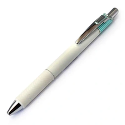 Afbeelding van Pentel EnerGel Clena intrekbare vloeibare gel pen, micro fijne punt 0,3 mm naaldpunt, zwarte inkt, mintgroen lichaam (BLN73LK A)