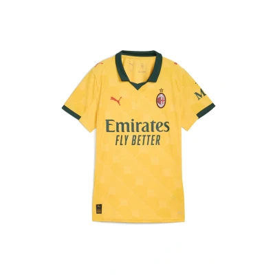 Afbeelding van Puma AC Milan Ausweich Voetbalshirt, Dames, Maat: Medium, Sunny yellow/dark myrtle