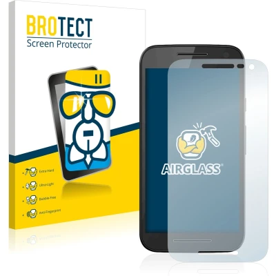 Afbeelding van BROTECT AirGlass kogelwerende glasfolie (1 Stuk, Motorola Moto G3), Smartphone beschermfolie, Transparant