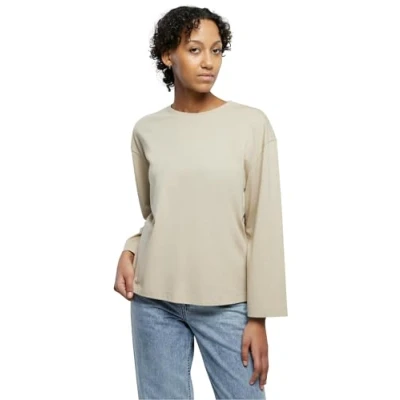 Afbeelding van Urban Classics Longsleeve, Dames, Maat: Large, Wetsand