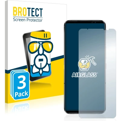 Afbeelding van BROTECT Screenprotector voor ASUS ROG Phone 6 Folie Beschermfolie Beschermglas transparant (3 Stuks)