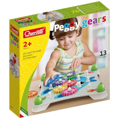 Afbeelding van Quercetti Peggy Gears kit met tandwielen