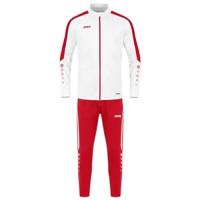 Afbeelding van JAKO Trainingspak Polyester Power, Uniseks Kind, Wit Rood, 128