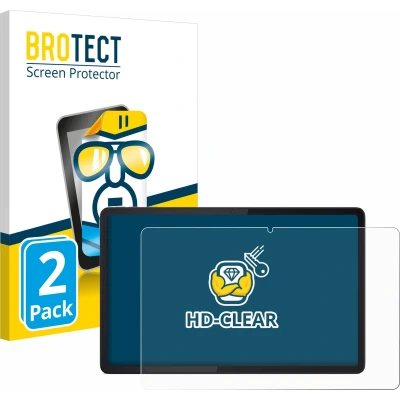 Afbeelding van BROTECT Screenprotector voor Lenovo Tab K11 Plus Folie Beschermfolie transparant (2 Stuks)